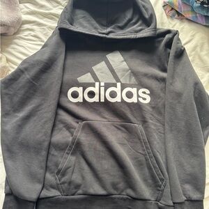 Adidas Black Hoodie with Logo